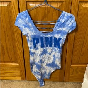 PINK Blue Tyedye One Piece